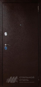 Входная дверь с порошковым напылением и МДФ на дачу эконом класса с отделкой Порошковое напыление - фото