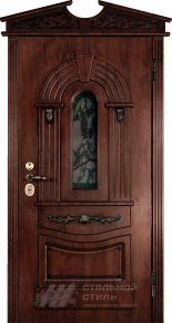 Дверь Дверь МДФ №413 с отделкой Массив дуба